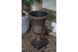 AJURLU KUPA VAZO BRONZ 30X48 CM - 3