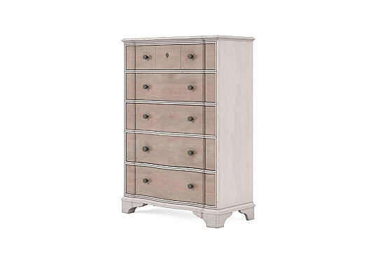 ALCOVE ŞİFONYER KREM-KAHVE 5 ÇEKMECE 51x107x147cm 321150-2801 - 6