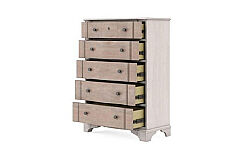 ALCOVE ŞİFONYER KREM-KAHVE 5 ÇEKMECE 51x107x147cm 321150-2801 - 7