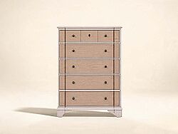 ALCOVE ŞİFONYER KREM-KAHVE 5 ÇEKMECE 51x107x147cm 321150-2801 - KERVAN