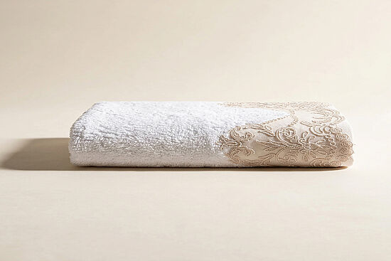 ALMES HAVLU KREM-GOLD 30x50cm - 1