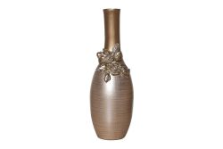 ALORE VAZO BÜYÜK 12X36 CM PUDRA-GOLD(DY) - 3