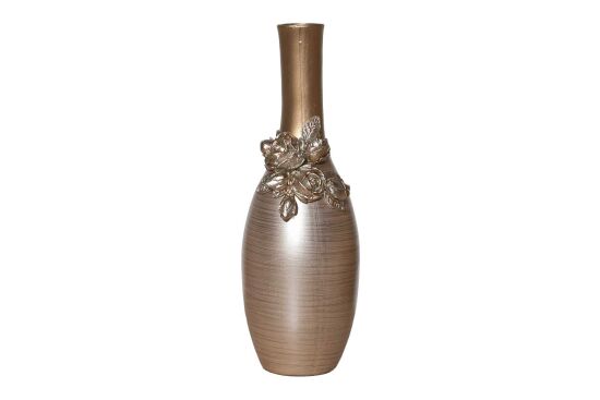 ALORE VAZO BÜYÜK 12X36 CM PUDRA-GOLD(DY) - 3