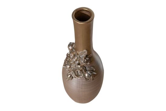 ALORE VAZO BÜYÜK 12X36 CM PUDRA-GOLD(DY) - 2