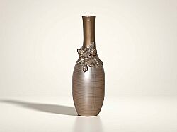 ALORE VAZO BÜYÜK 12X36 CM PUDRA-GOLD(DY) - KERVAN