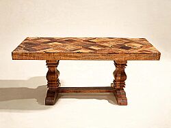 ALTIN ŞERİT ORTA SEHPA DIKDORTGEN 70x135x55cm - KERVAN