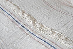 ANTONİN-2 NEVRESİM TAKIMI 240X220 4 PRC ECRU-MAVİ - 6