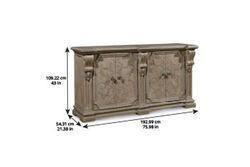 ARCH SALVAGE KONSOL 4 KAP.54.31x192.99x109.22cm 233251-2802 - 5