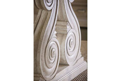 ARCH SALVAGE YEMEK MASASI AÇILIR KAHVE 116,80x280x(345)x76cm 233221-2802TP-BS - 4