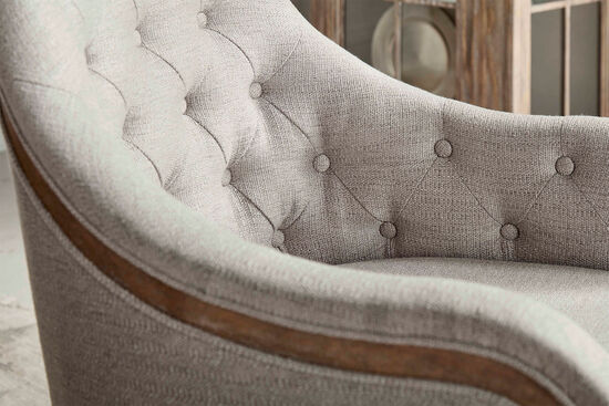 ARCHİTRAVE KAPİTONELİ KOLLU SANDALYE 69x68x108cm 277207-2608 - 9
