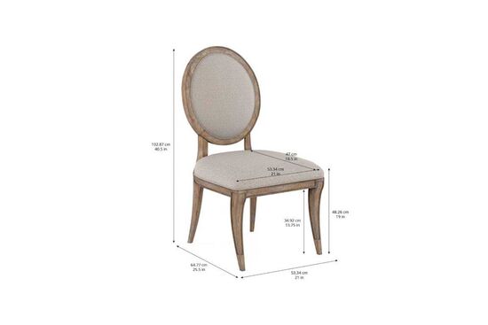 ARCHİTRAVE KOLSUZ SANDALYE KAHVE 65x53x103cm 277202-2608 - 11