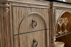 ARCHİTRAVE KONSOL KAHVE 51x190x98cm 277251-2608 - 9
