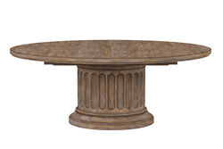 ARCHİTRAVE YUVARLAK YEMEK MASASI AÇILIR KAHVE 162x162(213)x76cm 277225-2608TP-BS - 4