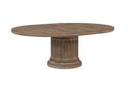 ARCHİTRAVE YUVARLAK YEMEK MASASI AÇILIR KAHVE 162x162(213)x76cm 277225-2608TP-BS - 2