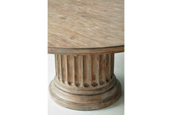 ARCHİTRAVE YUVARLAK YEMEK MASASI AÇILIR KAHVE 162x162(213)x76cm 277225-2608TP-BS - 3