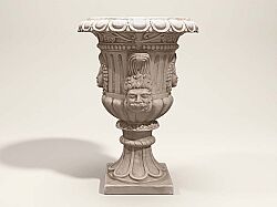 ATHENA FİBER SAKSI EKRU 55X77 CM - KERVAN