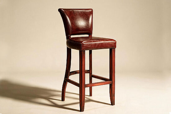 BAR SANDALYESİ KAHVE 48x58x114cm BY-07 VİNTAGE CİGAR 11 - 1