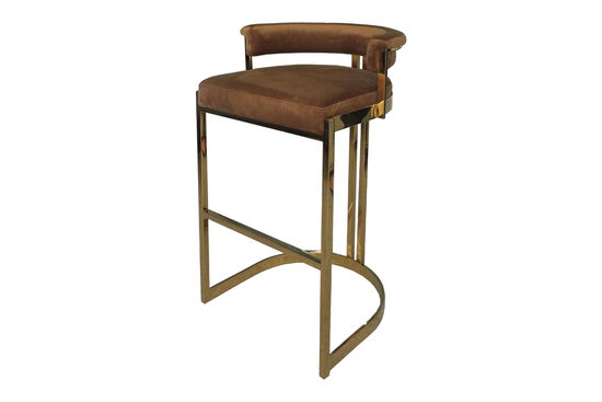BAR SANDALYESİ KOYU KAHVE 47x52x89cm C0390-01-1D AR108-9 - 3
