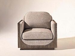 BASTİON TEKLİ KOLTUK VİZON 99x99x90cm 763503-5354FN - KOLTUK TEKLİ-BERJER