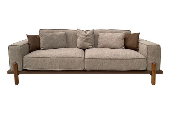 BELT DÖRTLÜ KOLTUK KAHVE-BEJ 90x270x80cm - 5
