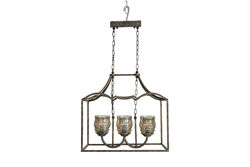 BH-45 KREM 3 KOLLU DIKDORTGEN SARKIT AVIZE 30x50x50cm - 2