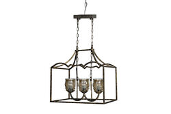 BH-45 KREM 3 KOLLU DIKDORTGEN SARKIT AVIZE 30x50x50cm - 3