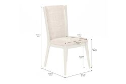 BLANC SANDALYE KREM 60x53x97cm 289206-1017 - 5