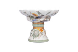 BOLVIN DEKORATİF AYAKLI TABAK 27X27X20.5 CM CF018-H - 2