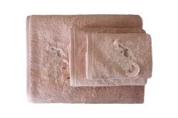 BOMONTİ HAVLU 30X50 KUŞ NAKIŞLI KREMİT - 7