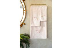 BOMONTİ HAVLU 30X50 KUŞ NAKIŞLI TAŞ - 8