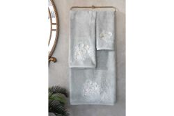 BOMONTİ HAVLU 30X50 KUŞ NAKIŞLI YEŞİL - 6