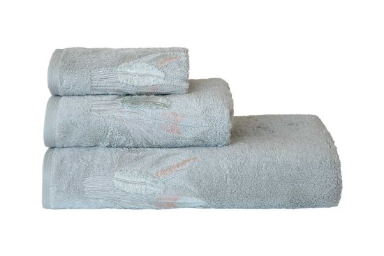 BOMONTİ HAVLU 30X50 TÜY NAKIŞLI YEŞİL - 5