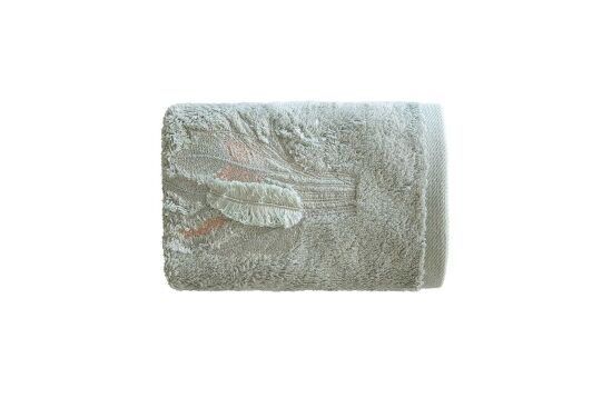 BOMONTİ HAVLU 30X50 TÜY NAKIŞLI YEŞİL - 1