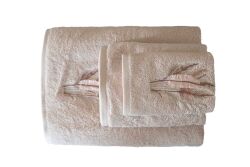 BOMONTİ HAVLU 90X150 TÜY NAKIŞLI TAŞ - 4