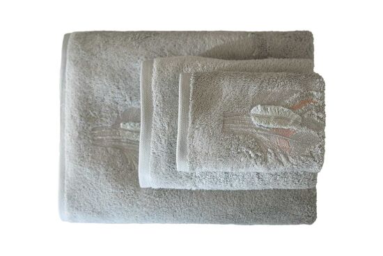 BOMONTİ HAVLU 90X150 TÜY NAKIŞLI YEŞİL - 5