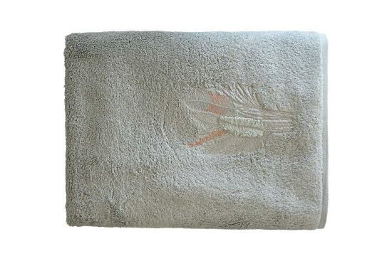 BOMONTİ HAVLU 90X150 TÜY NAKIŞLI YEŞİL - 1
