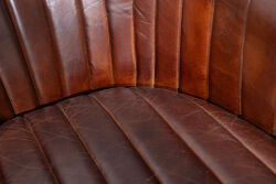 BRUCE BERJER DERİ KAHVE 82x81x76cm C0283-1D B218 NEWARK DARK BROWN - 7