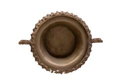 BÜYÜK BOY KAİDELİ FİBER SAKSI GOLD 55x70cm - 4