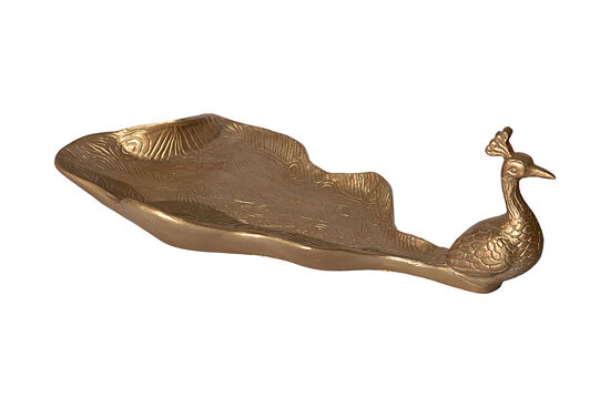 BÜYÜK TAVUSKUŞU TABAK GOLD 33x65 cm - 2