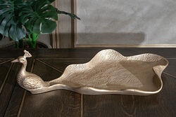 BÜYÜK TAVUSKUŞU TABAK GOLD 33x65 cm - 4