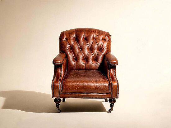 C0202-1D DIRAND DERI BERJER KAHVE 77x90x89cm - 1