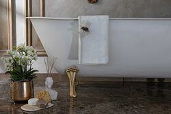 CALBİNA HAVLU KREM 50x90cm - 2