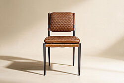 CAPRİ SANDALYE CAMEL 58x52x85cm C0115A-1D B65 CUBA BROWN - KERVAN