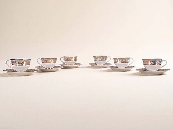 ÇAY FİNCAN TAKIMI 6'LI - 200CC- 1012-3 - 1