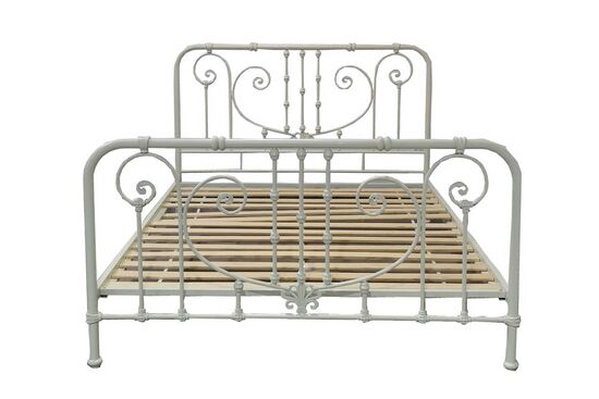 ÇELİK YATAK BEYAZ 120x200cm QS-042-S-WH - 3