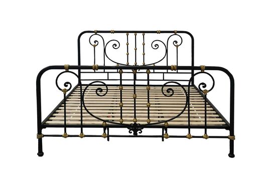 ÇELİK YATAK SİYAH 160x200cm QS-042-M - 2