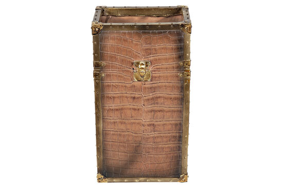 CF1170067-L61 CROCO VAZO KAHVERENGI 15x10x28cm - 3