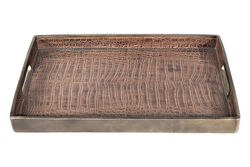 CF1170101-L61 CROCO TEPSI KAHVERENGI 51x33x4.5cm - 3