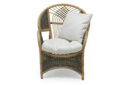 COBANA İKİLİ KOLTUK 125x82x91cm+TEKLİ KOLTUK 75x82x91cm (2 ADET) + ORTA SEHPA 69x69x57cm NATUREL - 11