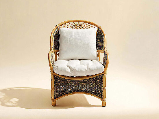 COBANA İKİLİ KOLTUK 125x82x91cm+TEKLİ KOLTUK 75x82x91cm (2 ADET) + ORTA SEHPA 69x69x57cm NATUREL - 4